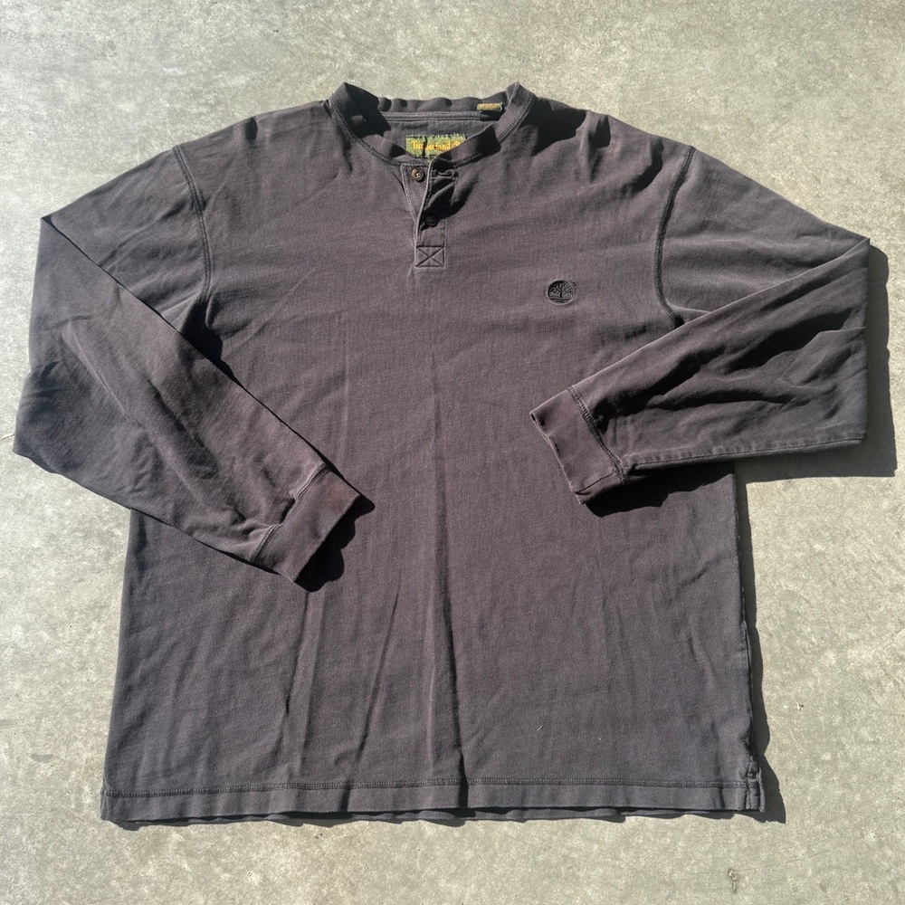 Timberland black long sleeve shirt